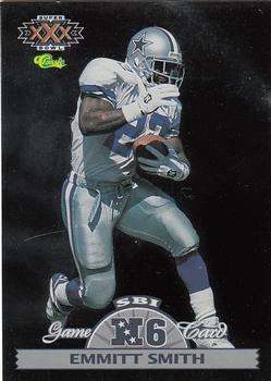 1996 Classic NFL Experience - Super Bowl Game #N6 Emmitt Smith Front