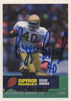 1994 Superior Rookies - Autographs #3 Reggie Brooks Front