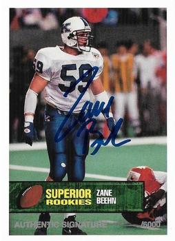 1994 Superior Rookies - Autographs #19 Zane Beehn Front