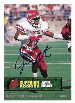 1994 Superior Rookies - Autographs #41 James Burton Front