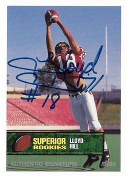 1994 Superior Rookies - Autographs #42 Lloyd Hill Front
