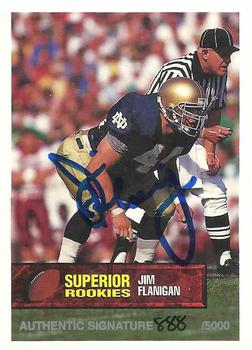1994 Superior Rookies - Autographs #44 Jim Flanigan Front