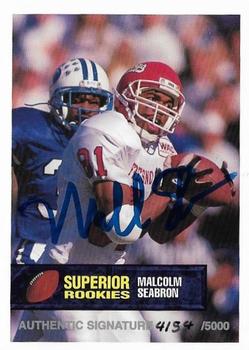 1994 Superior Rookies - Autographs #76 Malcolm Seabron Front
