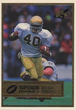 1994 Superior Rookies - Gold #3 Reggie Brooks Front
