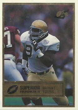 1994 Superior Rookies - Gold #49 Bryant Young Front