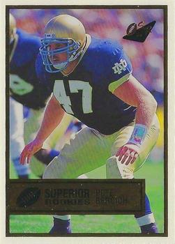 1994 Superior Rookies - Gold #61 Pete Bercich Front