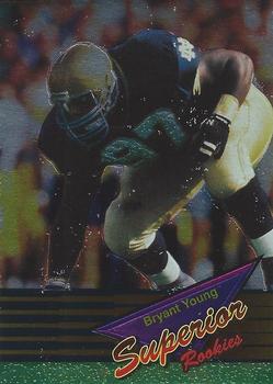 1994 Superior Rookies - Instant Impact #8 Bryant Young Front