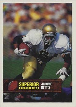 1994 Superior Rookies - Samples #2 Jerome Bettis Front