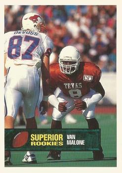 1994 Superior Rookies - Samples #8 Van Malone Front