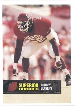 1994 Superior Rookies - Samples #18 Aubrey Beavers Front