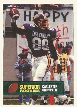 1994 Superior Rookies - Samples #38 Carlester Crumpler Front