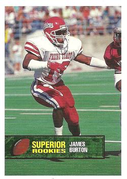 1994 Superior Rookies - Samples #41 James Burton Front