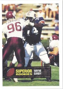 1994 Superior Rookies - Samples #47 Wayne Gandy Front