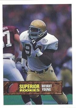 1994 Superior Rookies - Samples #49 Bryant Young Front