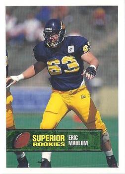 1994 Superior Rookies - Samples #63 Eric Mahlum Front