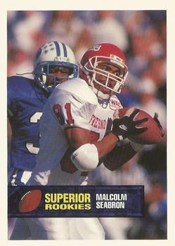 1994 Superior Rookies - Samples #76 Malcolm Seabron Front