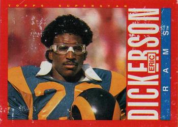 1985 Topps - Wax Box Bottom Singles #D Eric Dickerson Front