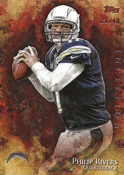 2014 Topps Inception - Orange #48 Philip Rivers Front