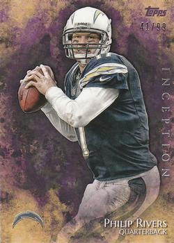2014 Topps Inception - Purple #48 Philip Rivers Front