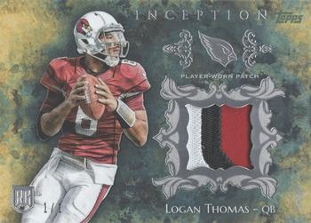 2014 Topps Inception - Rookie Relics Patch Logo #RP-LT Logan Thomas Front