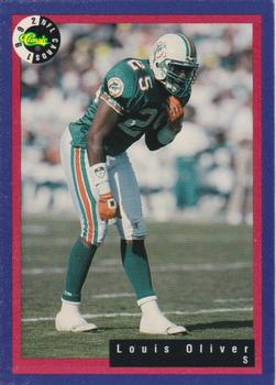 1992 Classic NFL Game #2 Louis Oliver Front