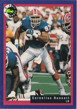1992 Classic NFL Game #8 Cornelius Bennett Front
