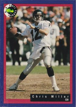 1992 Classic NFL Game #17 Chris Miller Front