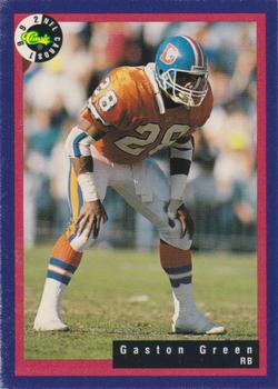 1992 Classic NFL Game #28 Gaston Green Front