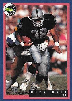 1992 Classic NFL Game #31 Nick Bell Front