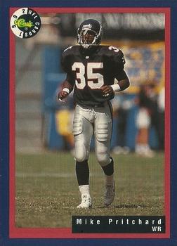 1992 Classic NFL Game #37 Mike Pritchard Front
