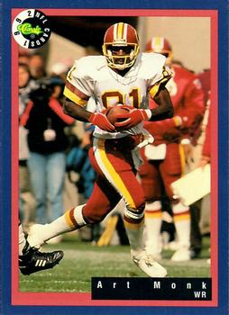 1992 Classic NFL Game #40 Art Monk Front