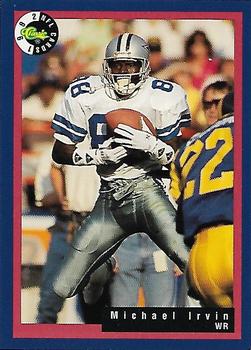 1992 Classic NFL Game #49 Michael Irvin Front