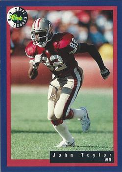 1992 Classic NFL Game #50 John Taylor Front