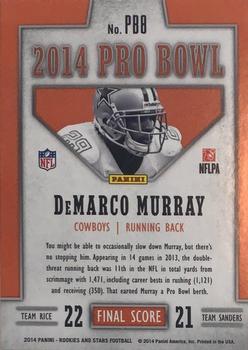 2014 Panini Rookies & Stars - Pro Bowl #PB8 DeMarco Murray Back