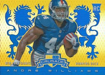 2014 Panini Rookies & Stars - Rookie Crusade Blue #4 Andre Williams Front