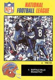 1988 Monty Gum NFL - Stickers #4 Buffalo Bills Front