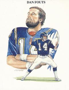 1989 All Time Great Quarterbacks #17 Dan Fouts Front