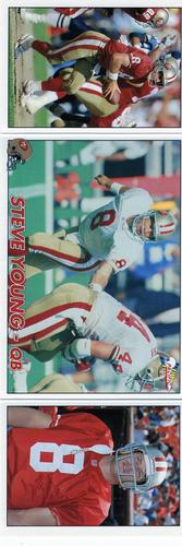 1992 Pacific Triple Folder #25 Steve Young Front