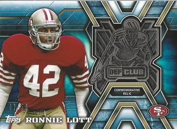 2014 Topps - Defensive Club Silver #TDC-RL Ronnie Lott Front