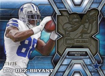 2014 Topps - Wide Receivers Club Gold #TWRC-DB Dez Bryant Front