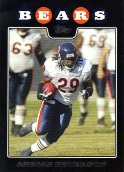 2008 Topps Chicago Bears #8 Adrian Peterson Front