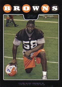 2008 Topps Cleveland Browns #12 Beau Bell Front