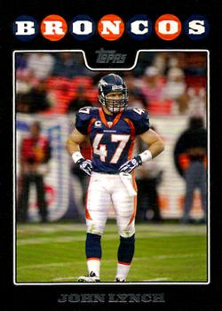 2008 Topps Denver Broncos #DEN11 John Lynch Front