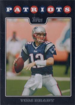 2008 Topps New England Patriots #NE1 Tom Brady Front