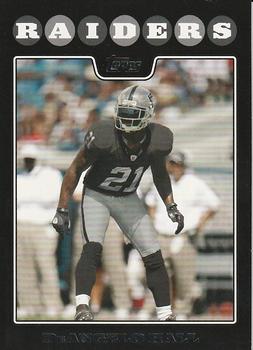 2008 Topps Oakland Raiders #1 DeAngelo Hall Front