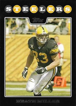 2008 Topps Pittsburgh Steelers #1 Heath Miller Front