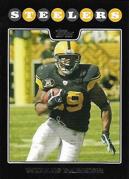 2008 Topps Pittsburgh Steelers #2 Willie Parker Front
