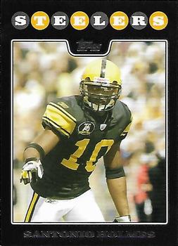 2008 Topps Pittsburgh Steelers #4 Santonio Holmes Front