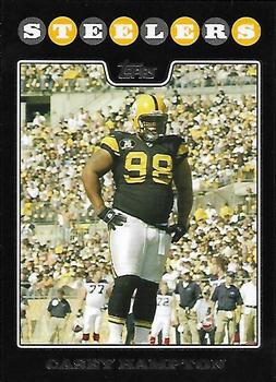 2008 Topps Pittsburgh Steelers #7 Casey Hampton Front