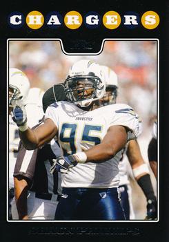 2008 Topps San Diego Chargers #8 Shaun Phillips Front
